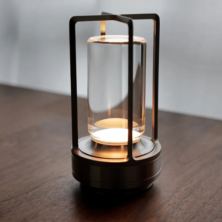Lámpara de mesa LED inalámbrica recargable con control táctil