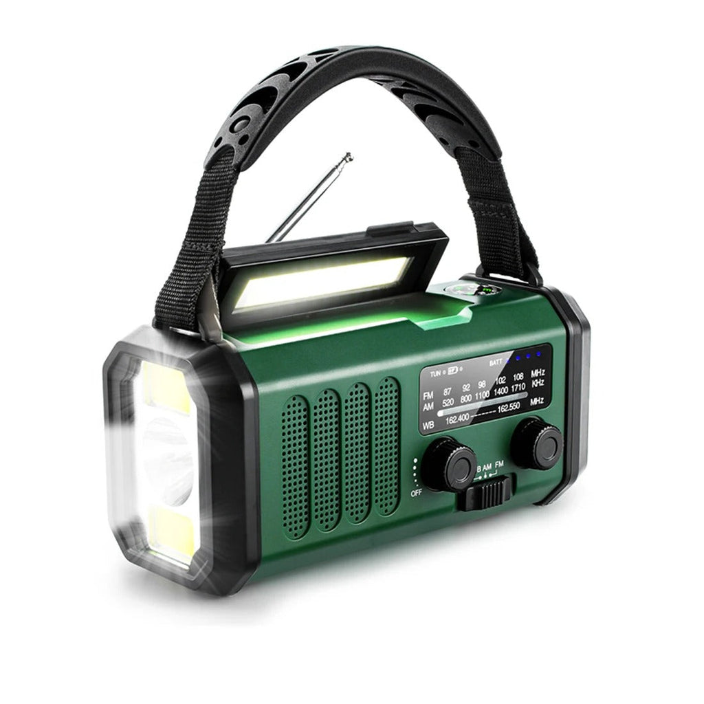 Radio de Emergencia Profesional - Solar y Manual - #1 en Emergencias