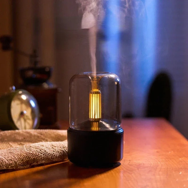 SereneMist - Difusor de aroma elegante con suave iluminación