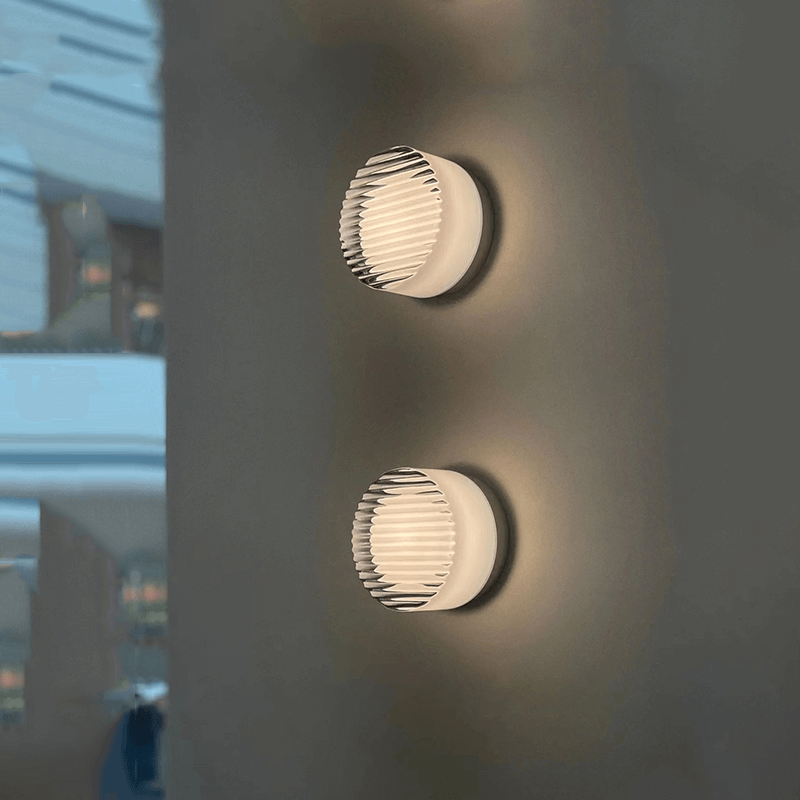 Luz de Pared LED Redonda Moderna - Interior/Exterior