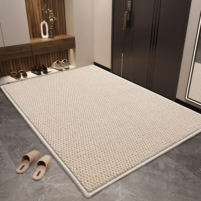 LUMEDWELL - Alfombra de Entrada Decorativa con Diseño de Piña y Superficie Texturizada Antideslizante