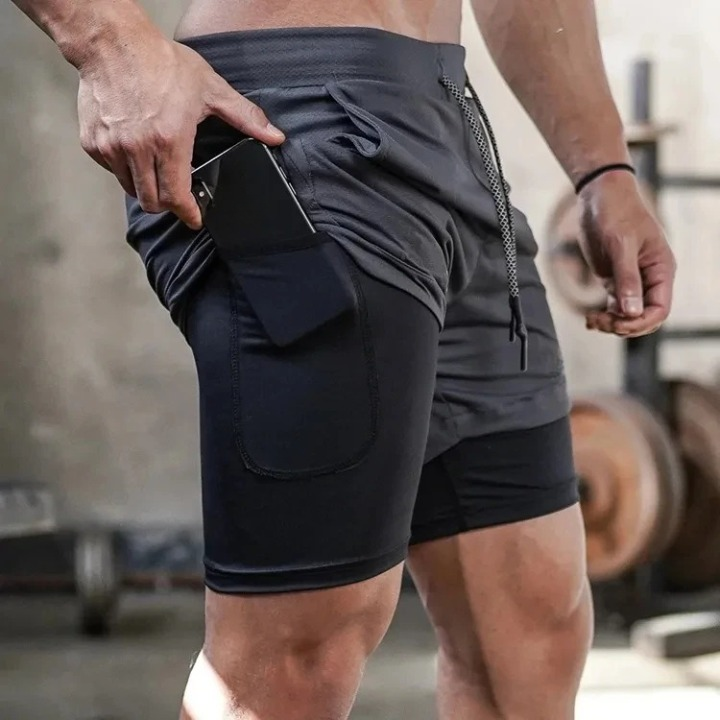 Pantalones Cortos Deportivos Transpirables FlexStride para Hombre