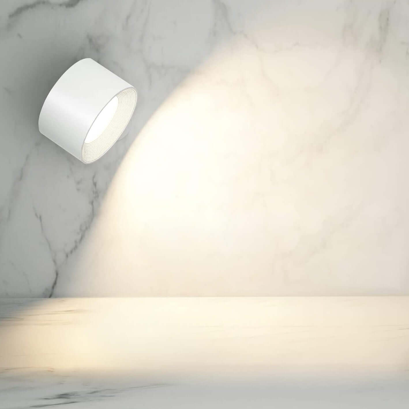 Lámpara de Pared LED Inalámbrica con Rotación de 360°