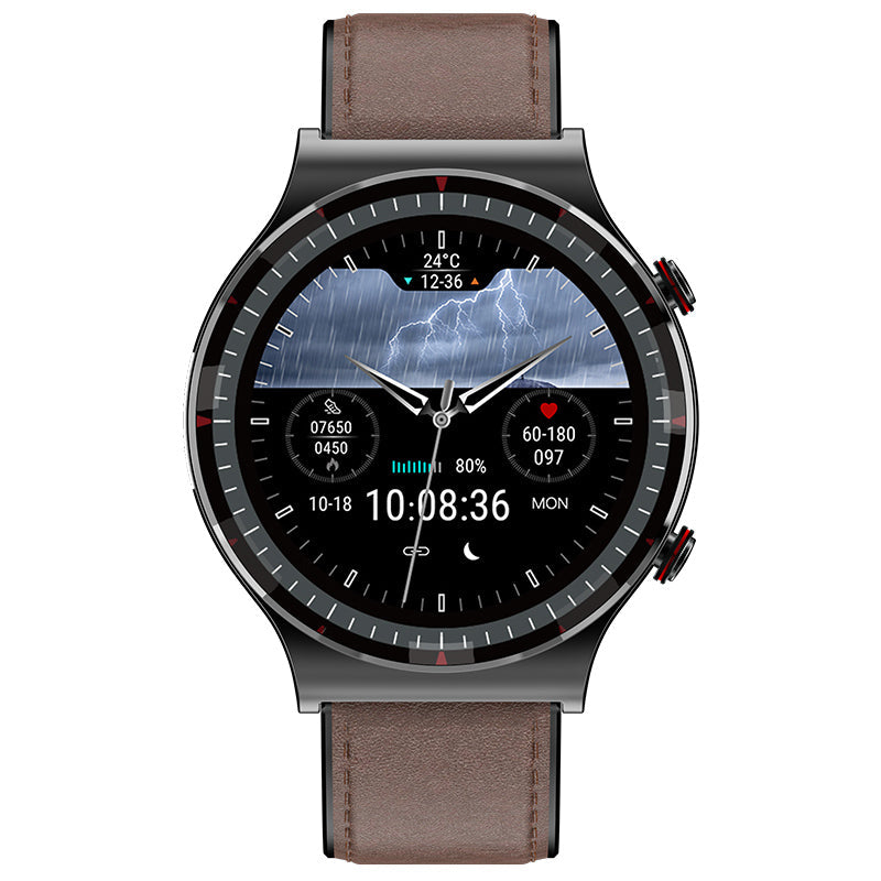 Reloj inteligente médico EKG | Certificado CFDA | Biosensor de alta precisión 512Hz | Monitoreo de SpO2 y frecuencia cardíaca | Análisis de respiración basado en IA | IP67 a prueba de agua