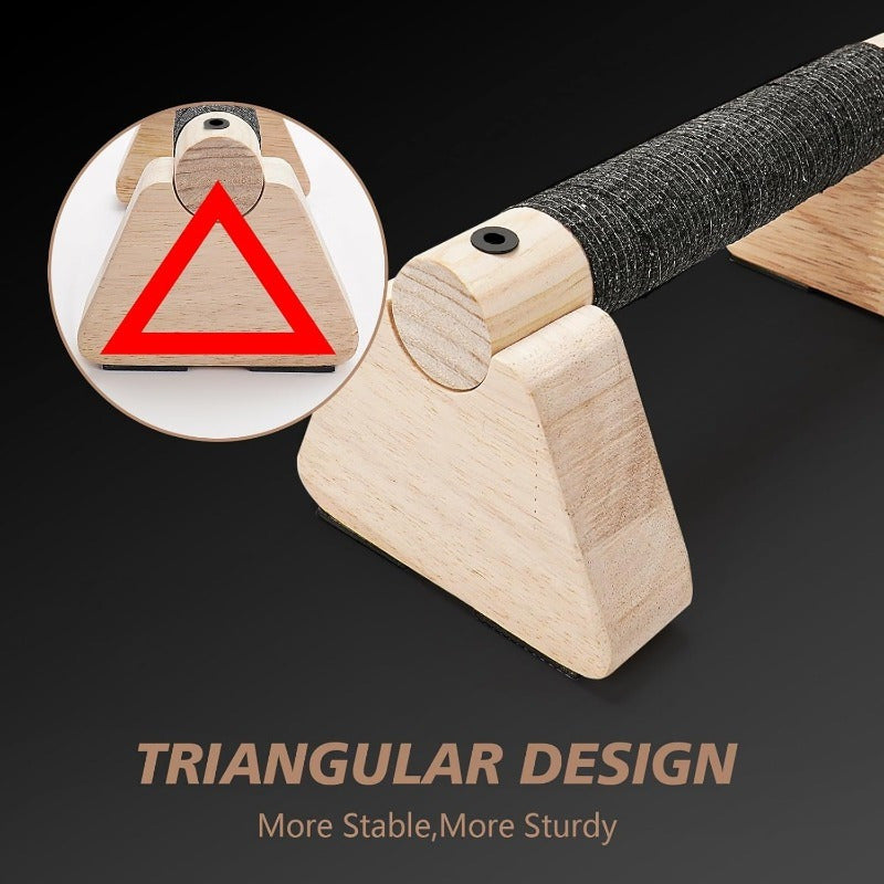 BARRAS PARELLA – Barras de Madera para Flexiones Paralelas para un Entrenamiento de Fuerza Estable en Casa