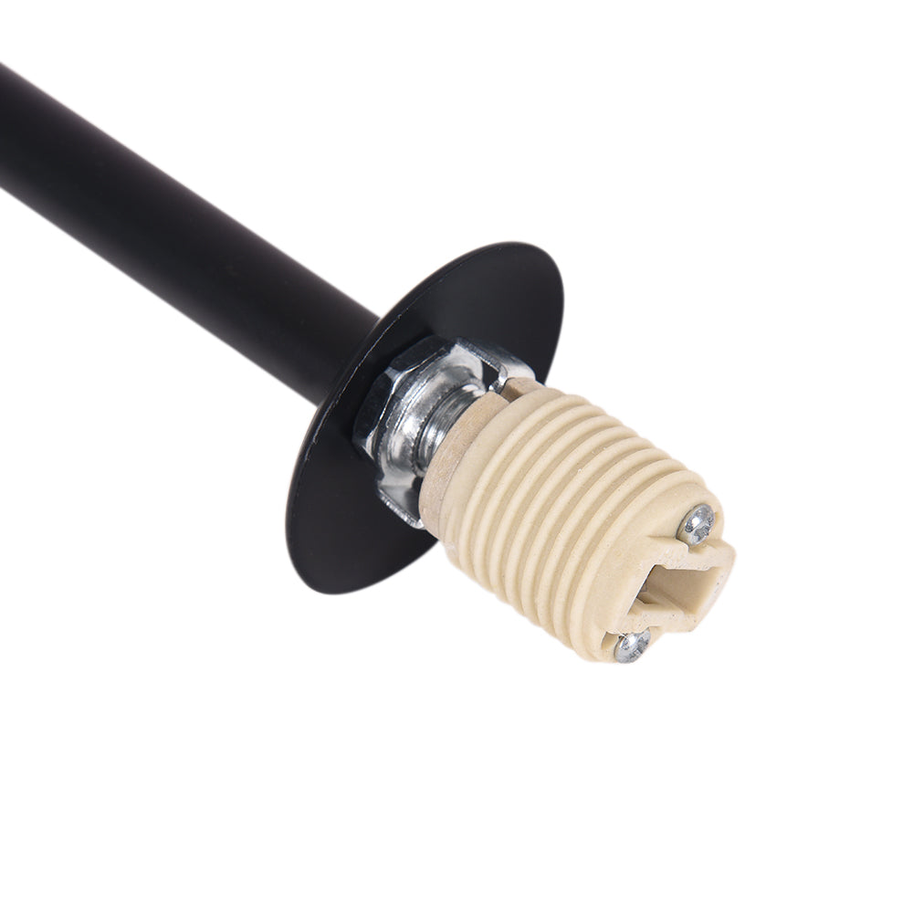 Candelabro Lineal de Vidrio con 8 Luces
