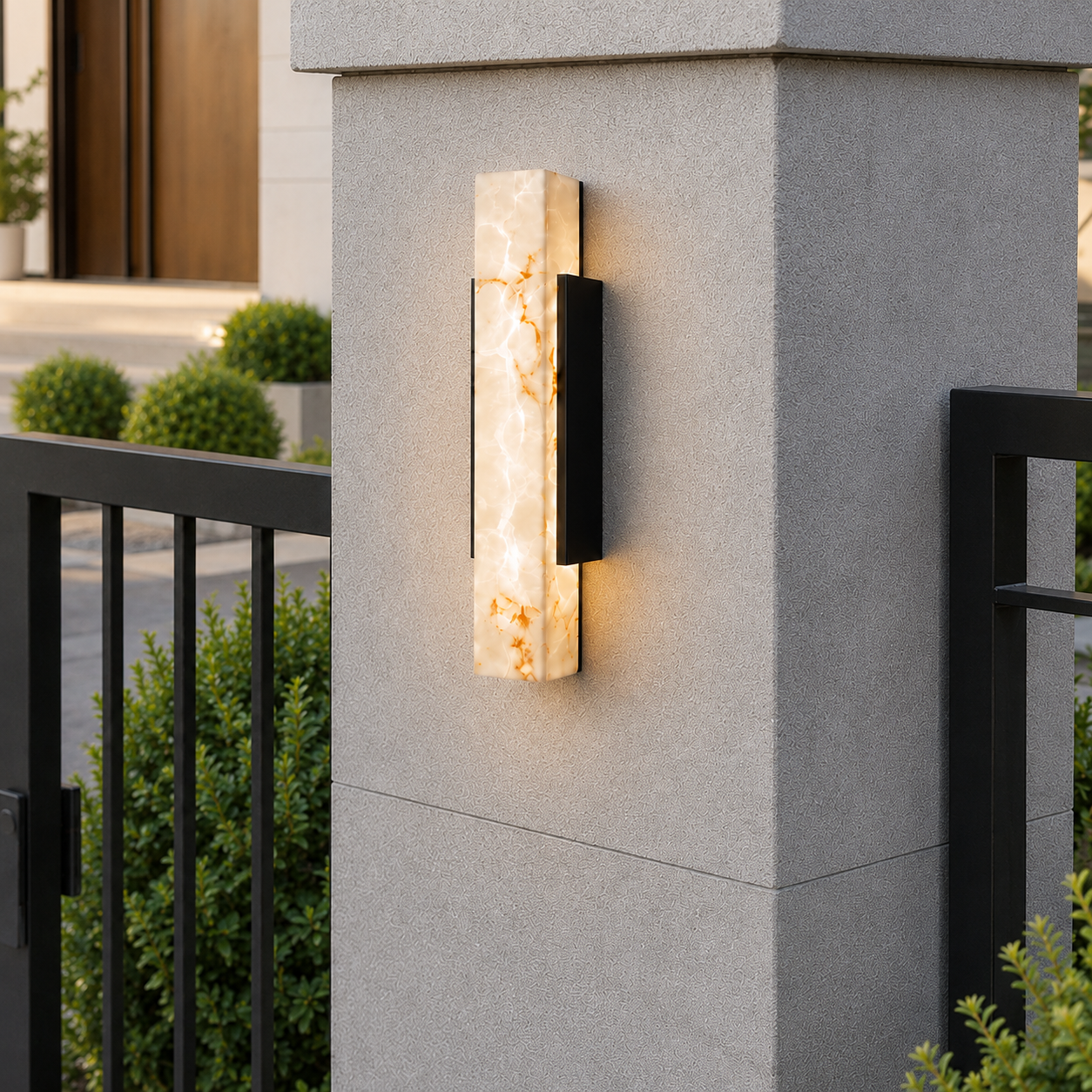 Luz de Pared Exterior Duradera - Aplique LED Integrado con Clasificación IP65