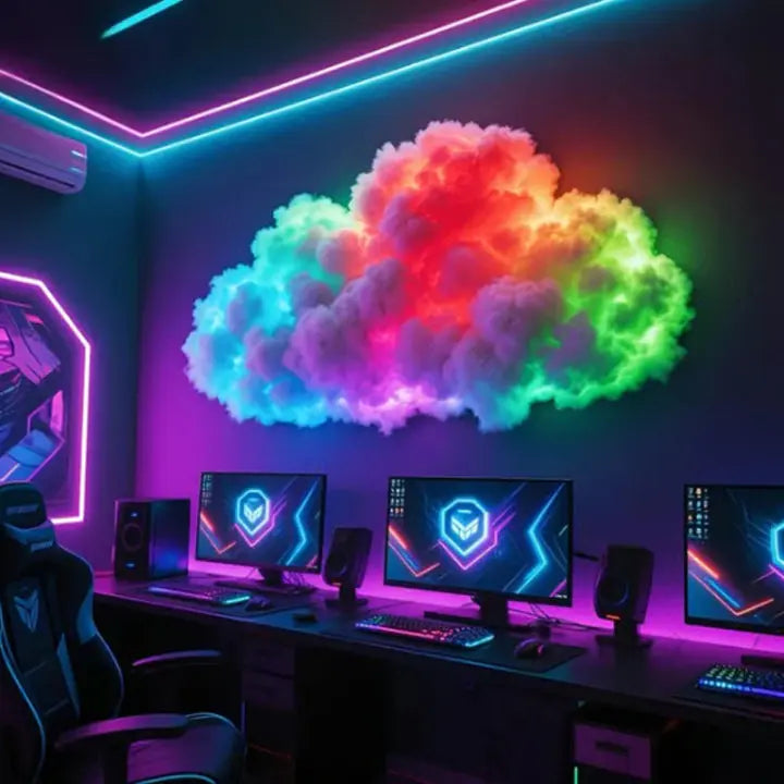 Kalsten | Luz mágica LED en forma de nube — Sumérgete en una tranquilidad mágica y momentos encantadores de bienestar