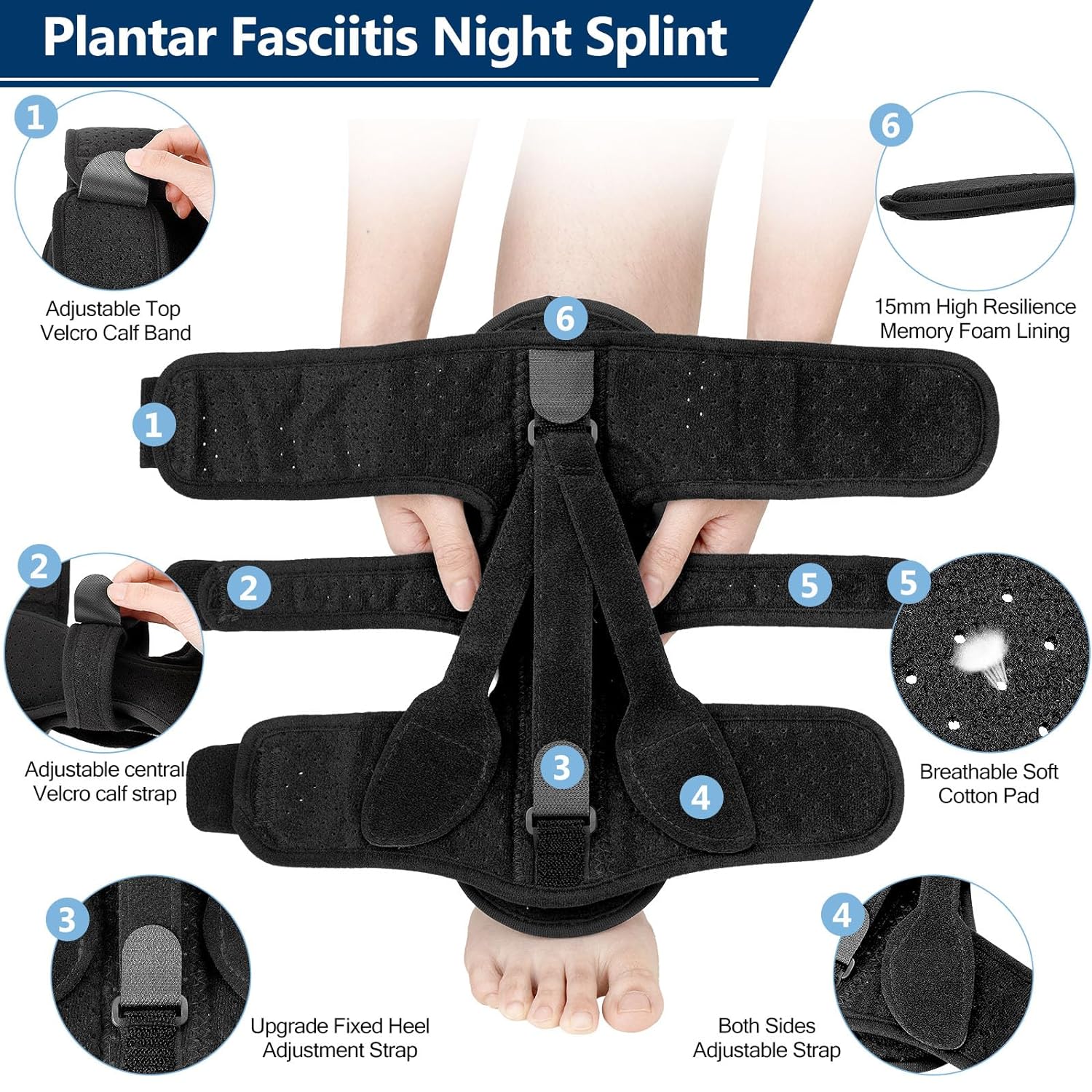 Férula nocturna para la fascitis plantar