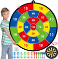 Lisslune | Grande diana de dardos doble cara para niños – Jugar, aprender y relajarse