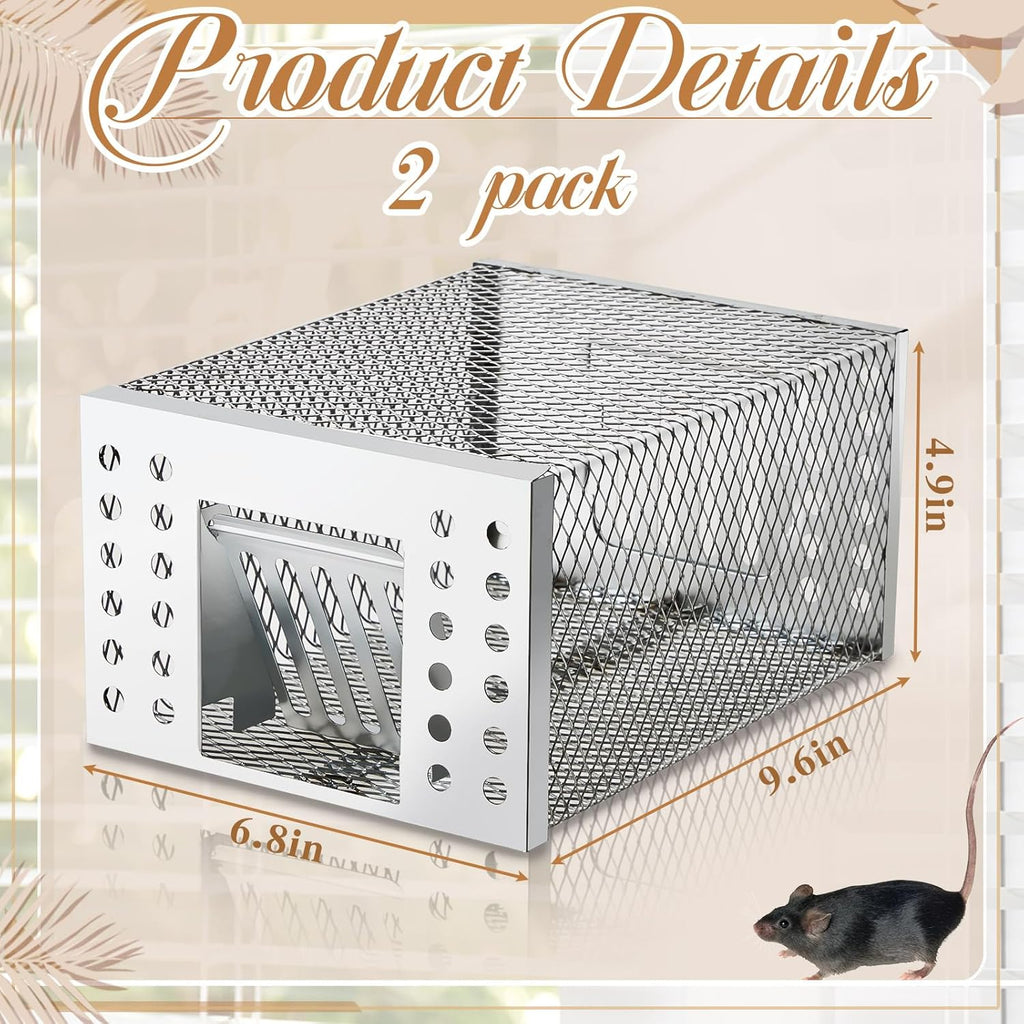 SafeCatch™ – Trampa viva amigable con los animales para control seguro y humano de roedores en interiores y exteriores