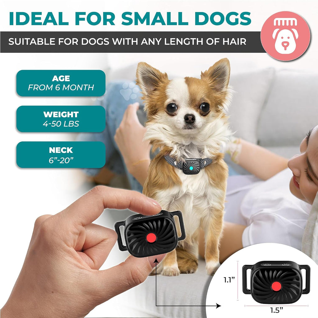 CANINECARE - Collares Antibark BarkEase | Para Perros Pequeños