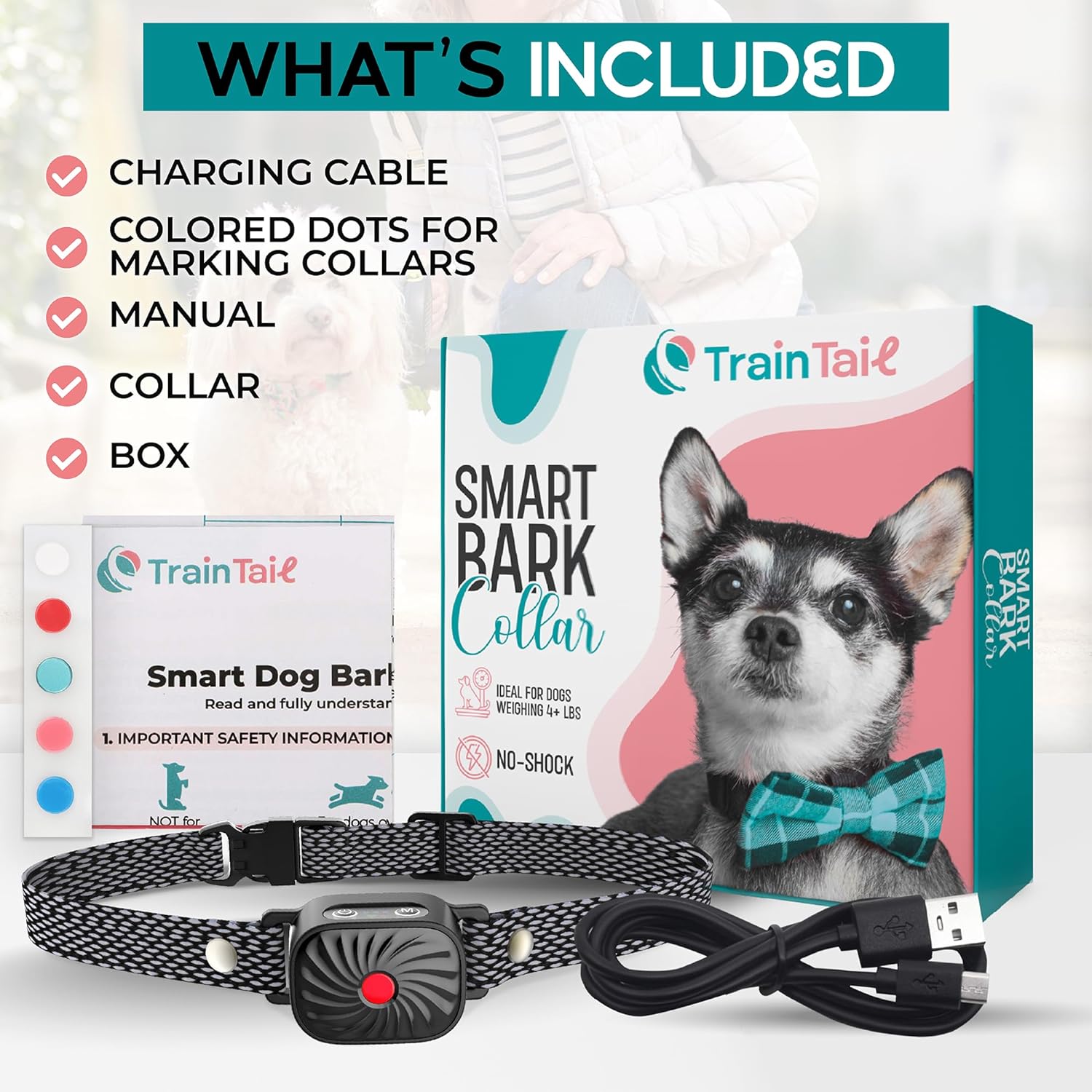 CANINECARE - Collares Antibark BarkEase | Para Perros Pequeños