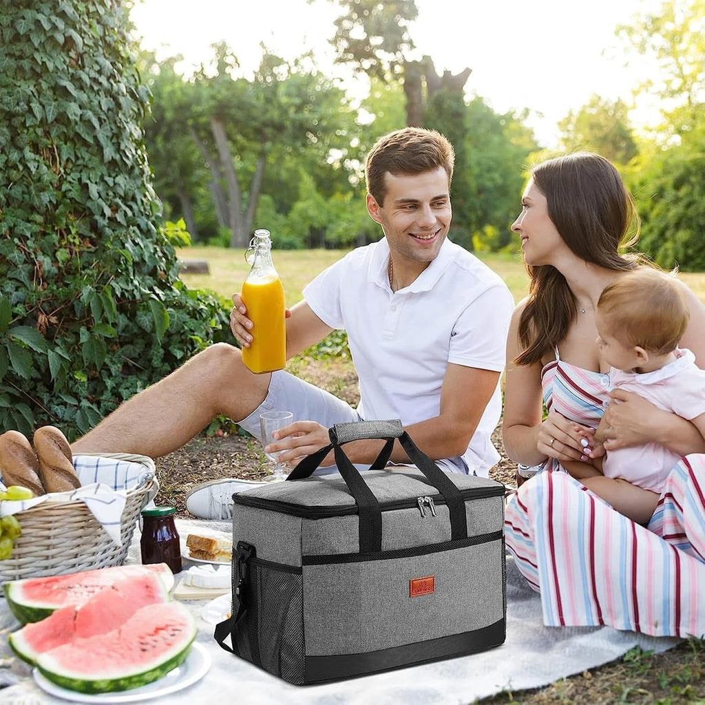 Bolsa Térmica Impermeable de 33L | Aislada, Espaciosa e Ideal para Picnics, Días de Playa, Senderismo y Actividades al Aire Libre