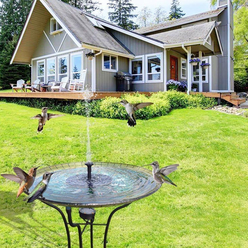Bomba de Fuente Solar WaterSoft – Para estanque, baño de aves o decoración de jardín