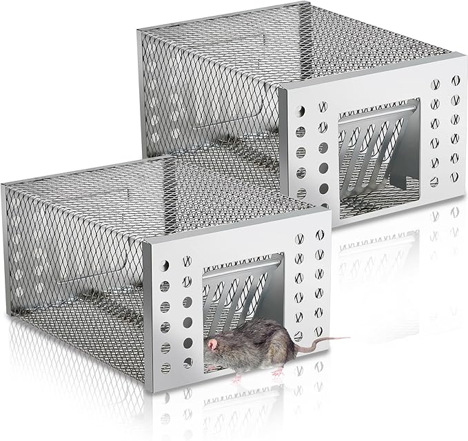 SafeCatch™ – Trampa viva amigable con los animales para control seguro y humano de roedores en interiores y exteriores | 50% DESCUENTO