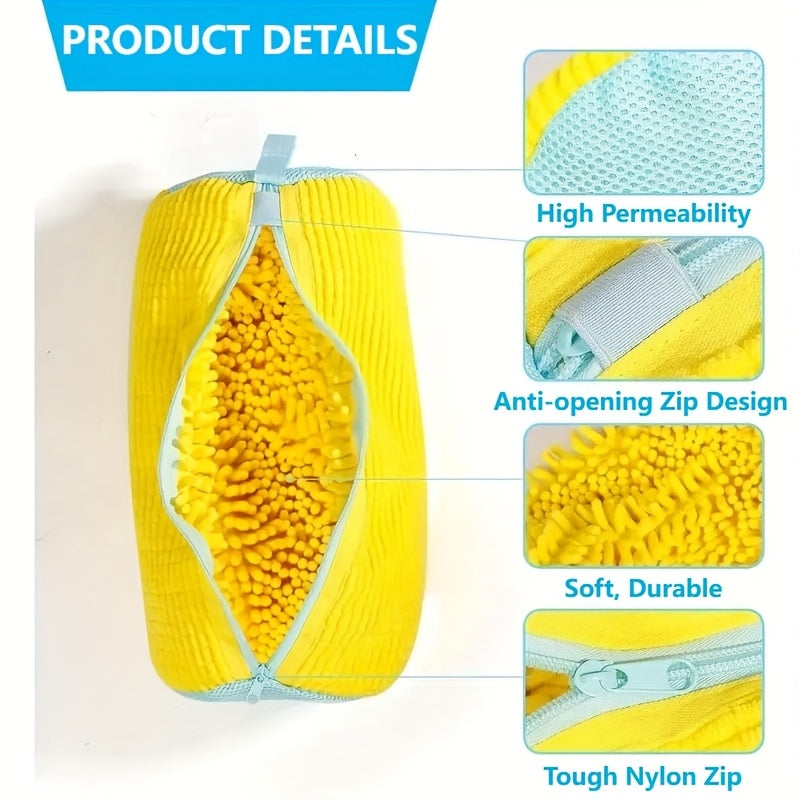 SOLESHIELD - Bolsa de Lavado de Zapatos de Alta Resistencia con Cremallera y Forro Protector Suave