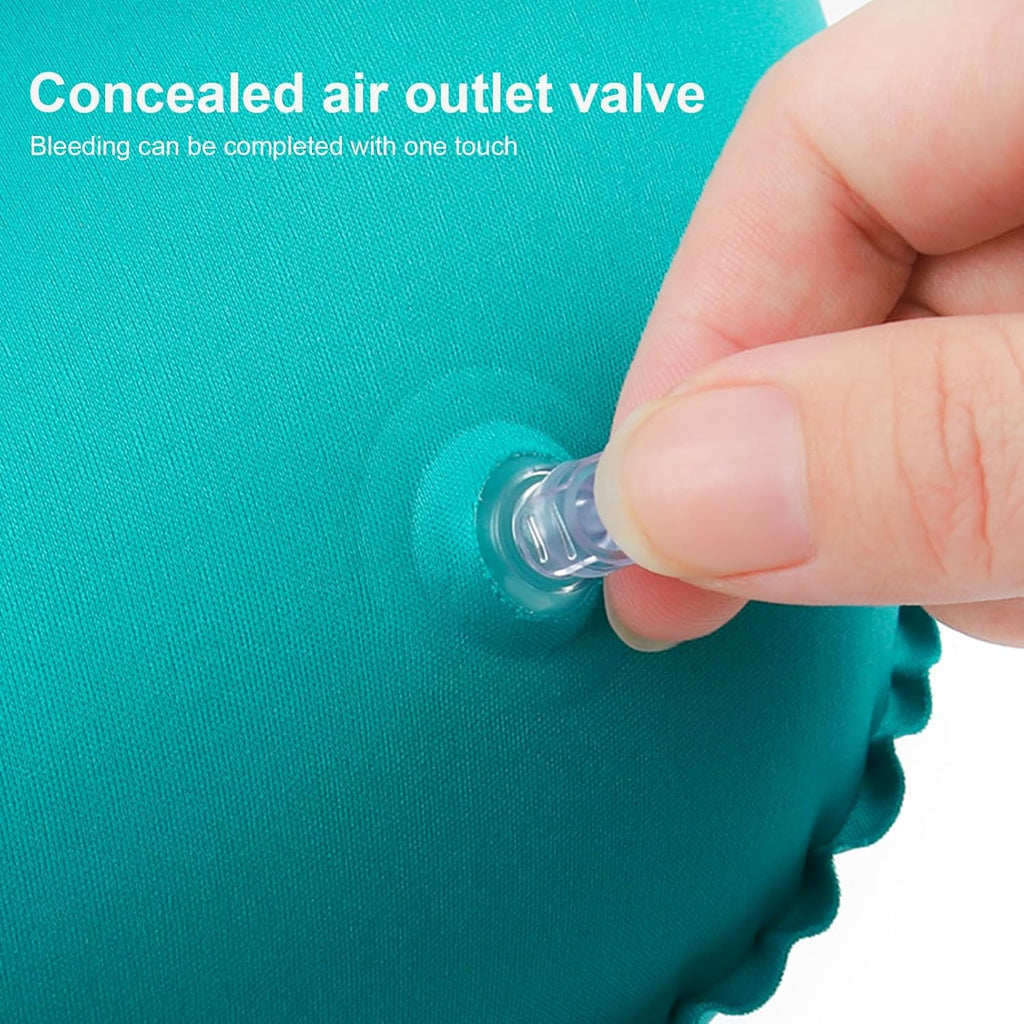 AirComfort™ – Almohada de viaje y cuello inflable impermeable