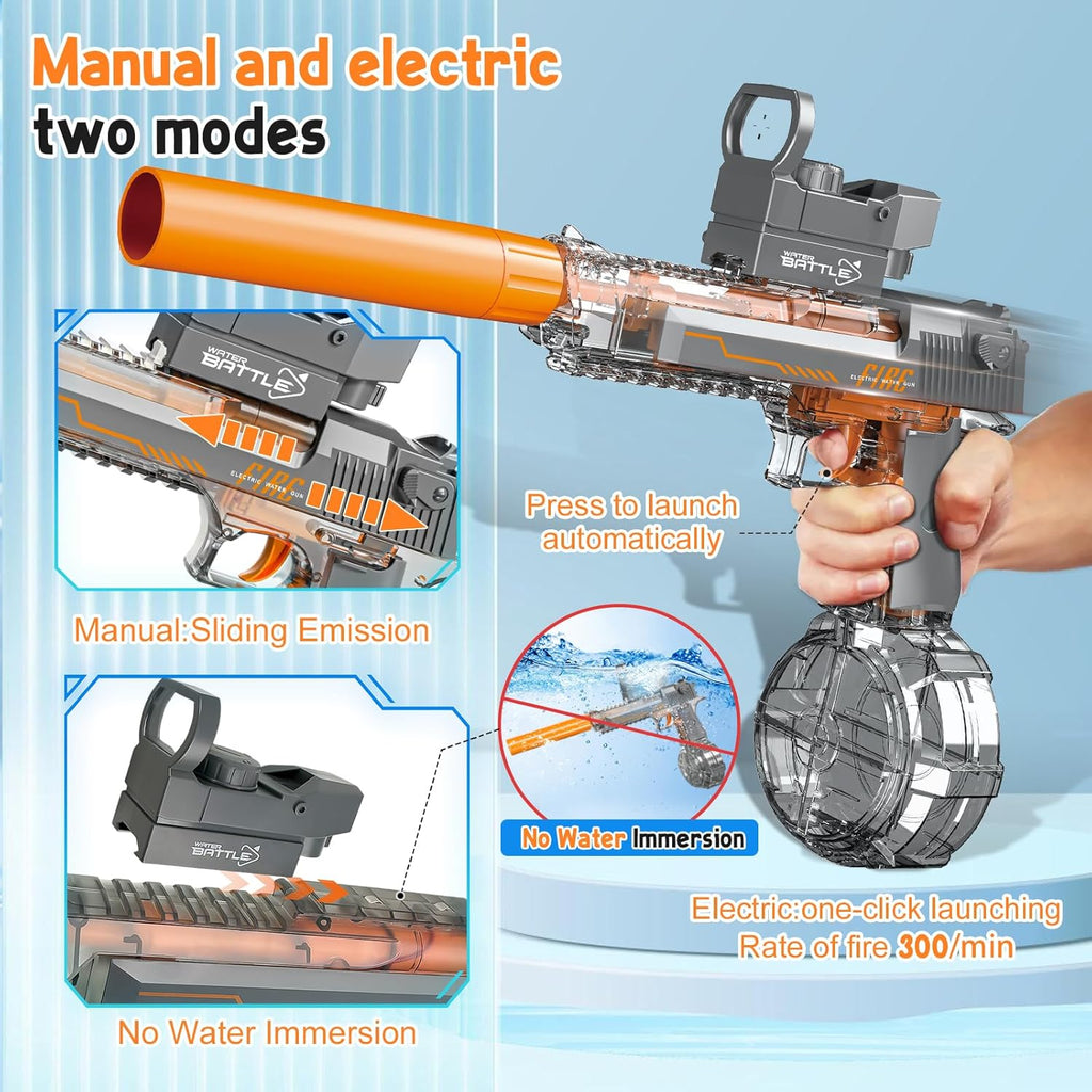 HydroBlitz Élite Pistola de Agua Eléctrica