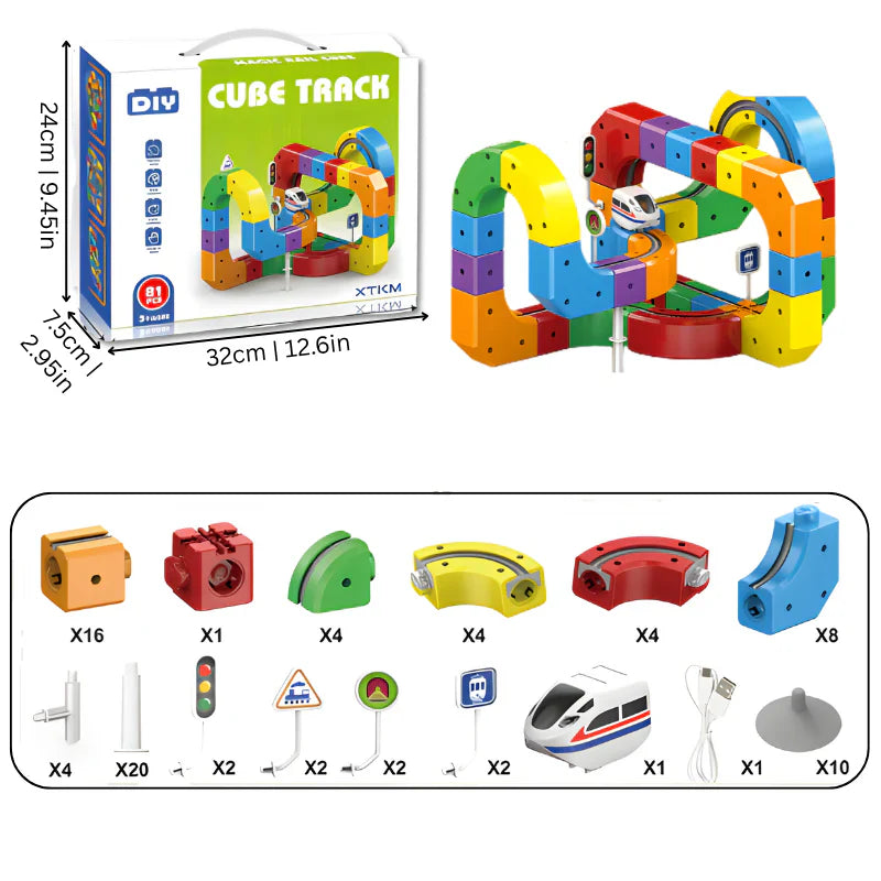 Circuito magnético infantil modular educativo y creativo