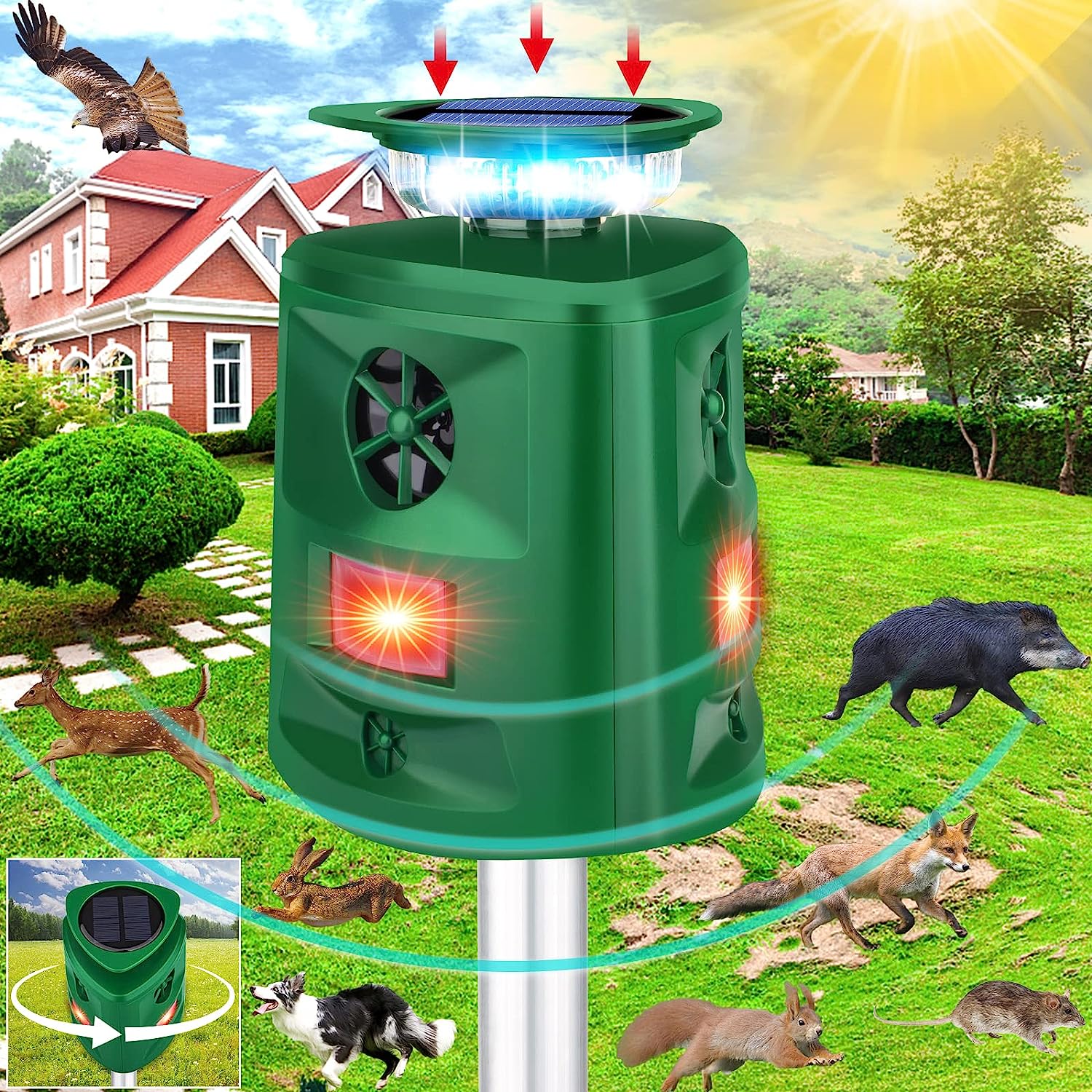 Repelente Solar de Ultrasonido