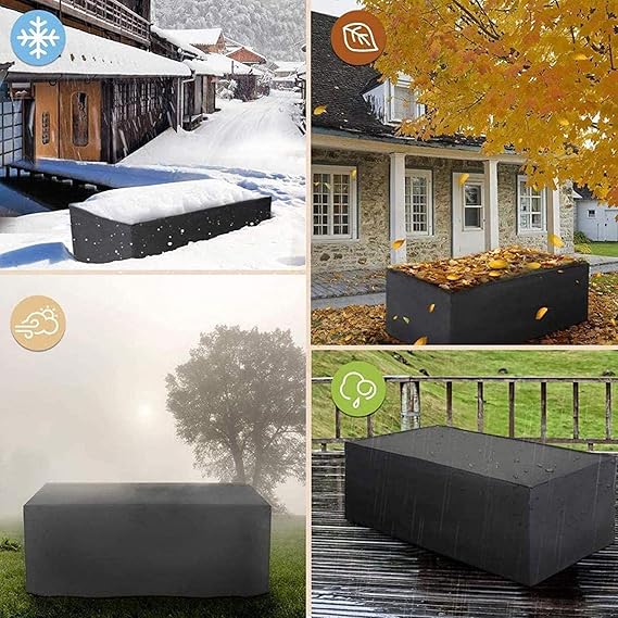 WeatherGuard Funda para Muebles de Jardín – Duradera y Confiable para Cada Temporada
