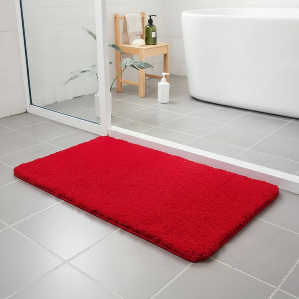 Lonneke - Alfombrilla de baño suave, gruesa y muy absorbente