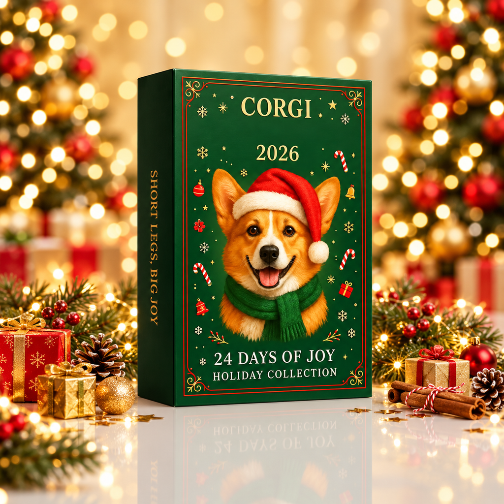 PAWCOUNT – Calendario de Adviento para cachorros adorables con 24 sorpresas para una alegría festiva y regalos