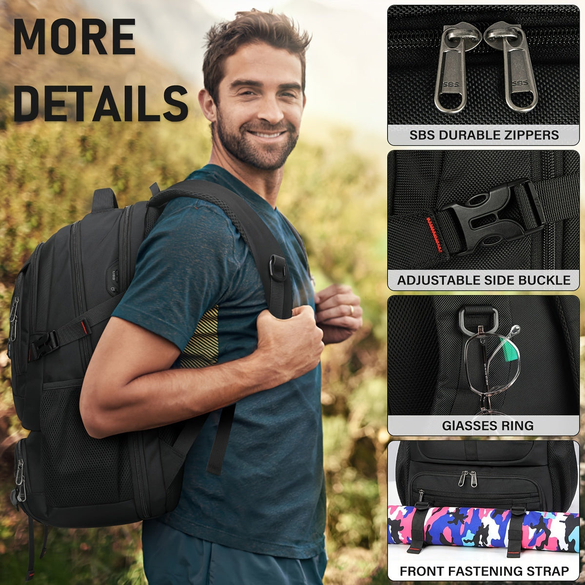 Mochila Multifuncional - Amplia, práctica e ideal para el trabajo o los viajes
