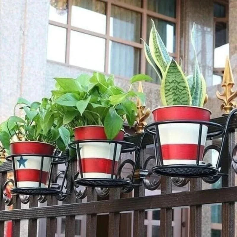 Soporte suspendido para macetas