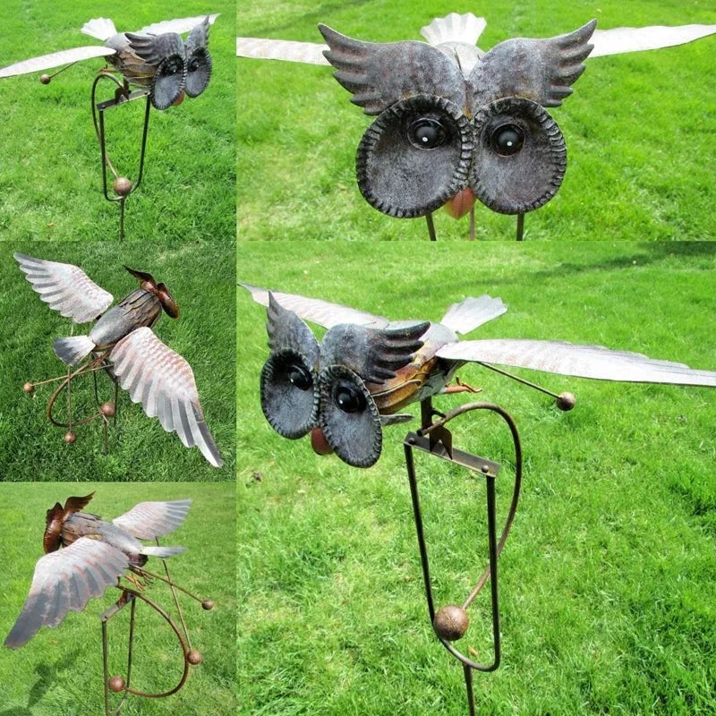 Arte de Jardín - Decoración de Patio con Pájaro