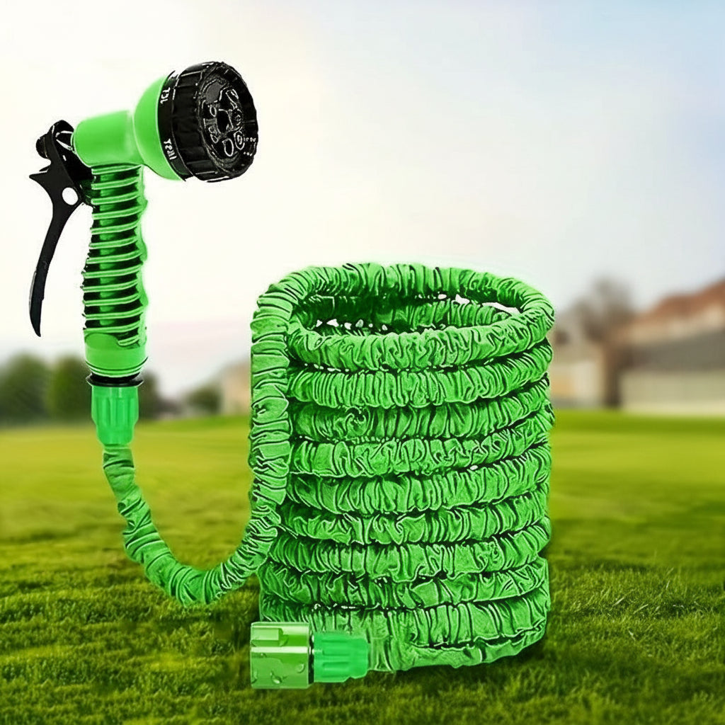 HYDROFLEX – Manguera de Jardín de Alta Presión con Boquilla