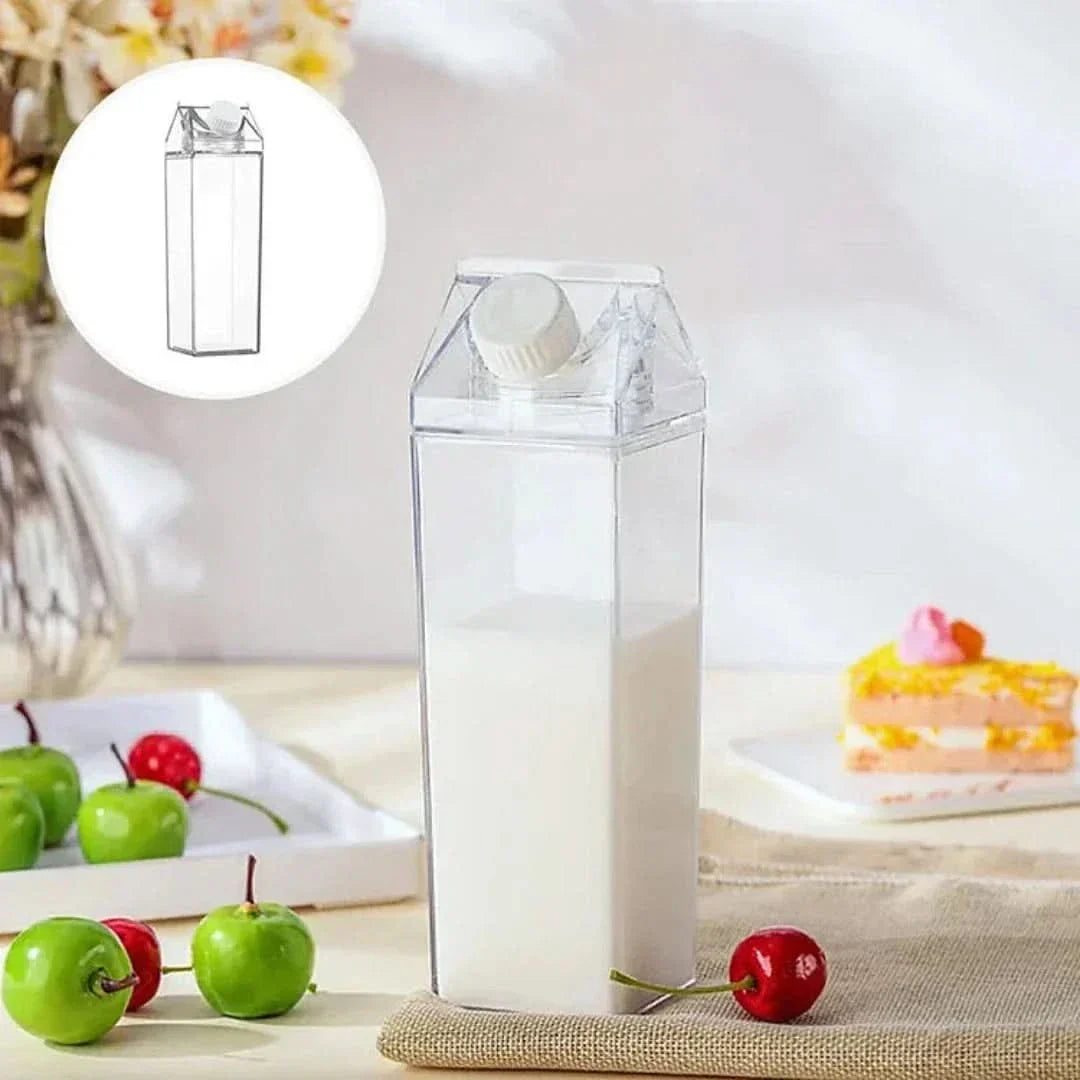 ClearPour – Cartón de leche transparente | 1+1 GRATIS