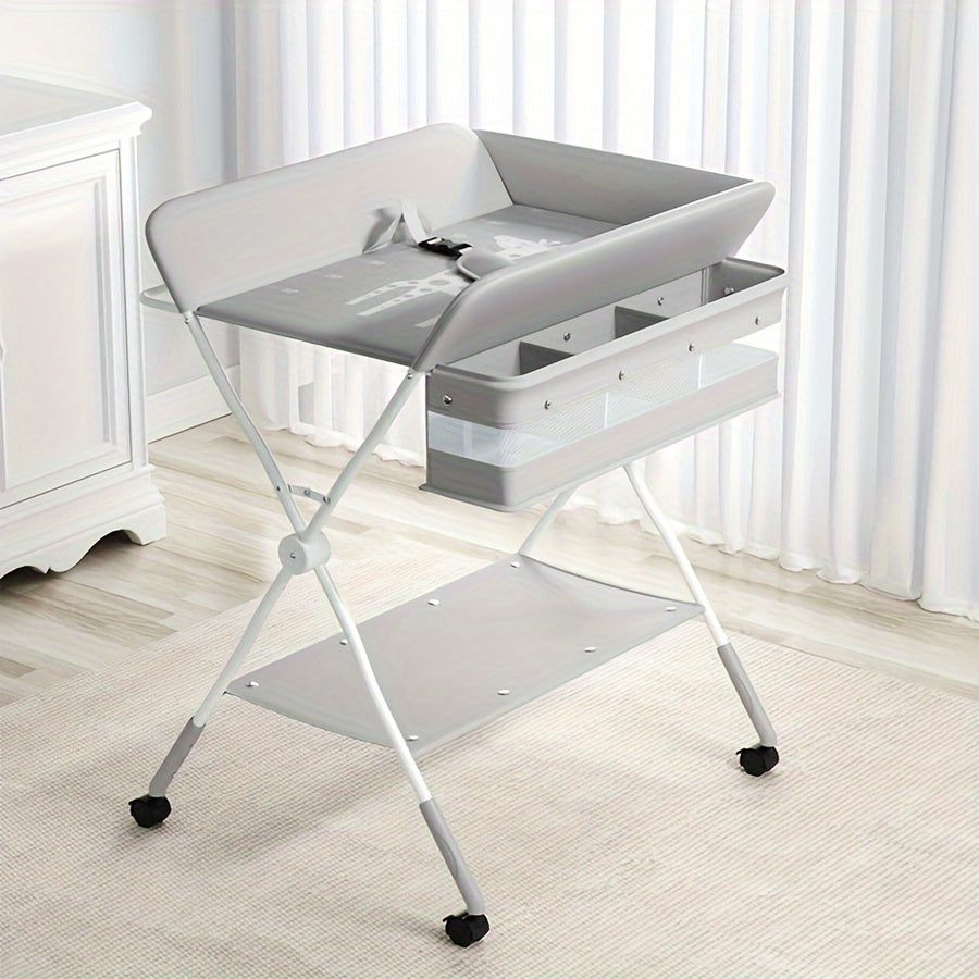 Mesa de Cambio Ajustable y Portátil para Bebés – Perfecta para Organización y Comodidad
