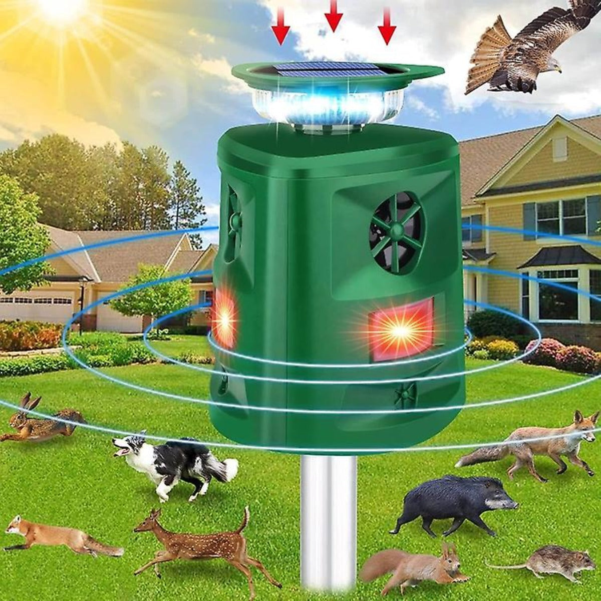 Repelente Solar de Ultrasonido