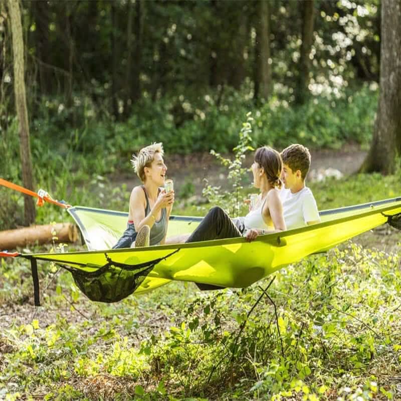 BowLift | Hamaca de Camping para Múltiples Personas con Sistema de Anclaje de 3 Puntos