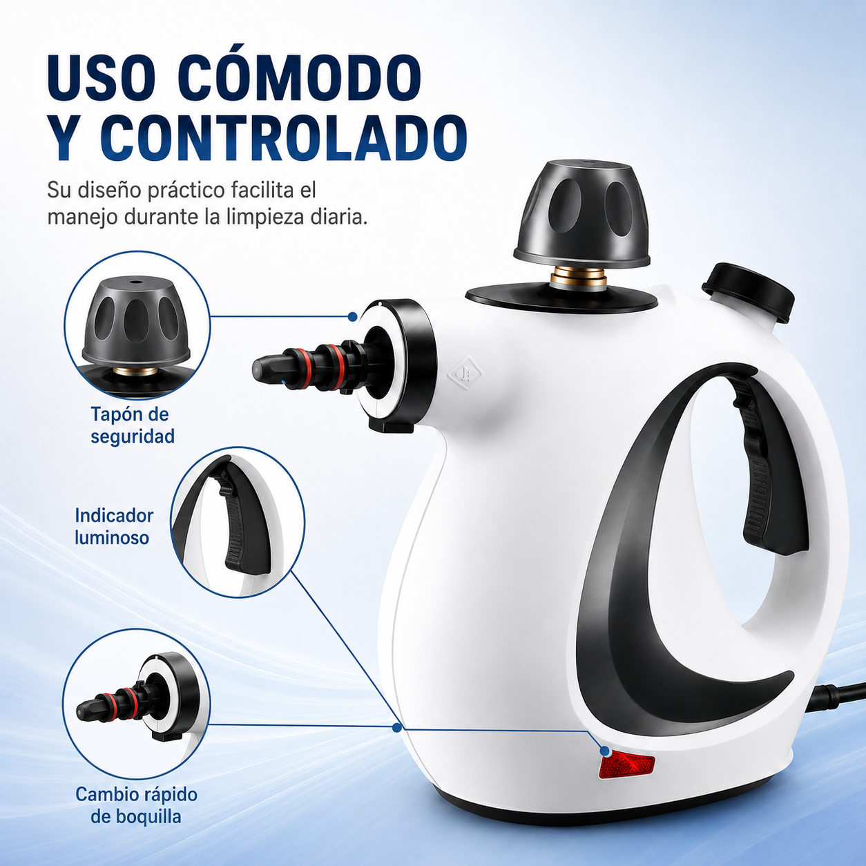 Limpiador a vapor de alta presión
