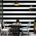 Papel tapiz de rayas anchas no adhesivo para cafetería y tienda de ropa, 33 pies x 20,5 pulgadas