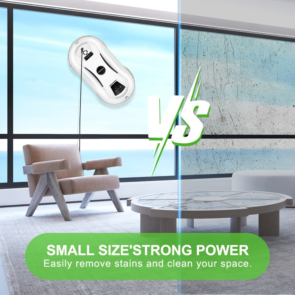 Limpiacristales Totalmente Automático – Limpiador de Cristales Inteligente con Control Remoto para una Limpieza Eficiente