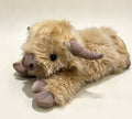 HEATHERMO – Charmant jouet en peluche de vache des Highlands avec un charme rustique et douillet