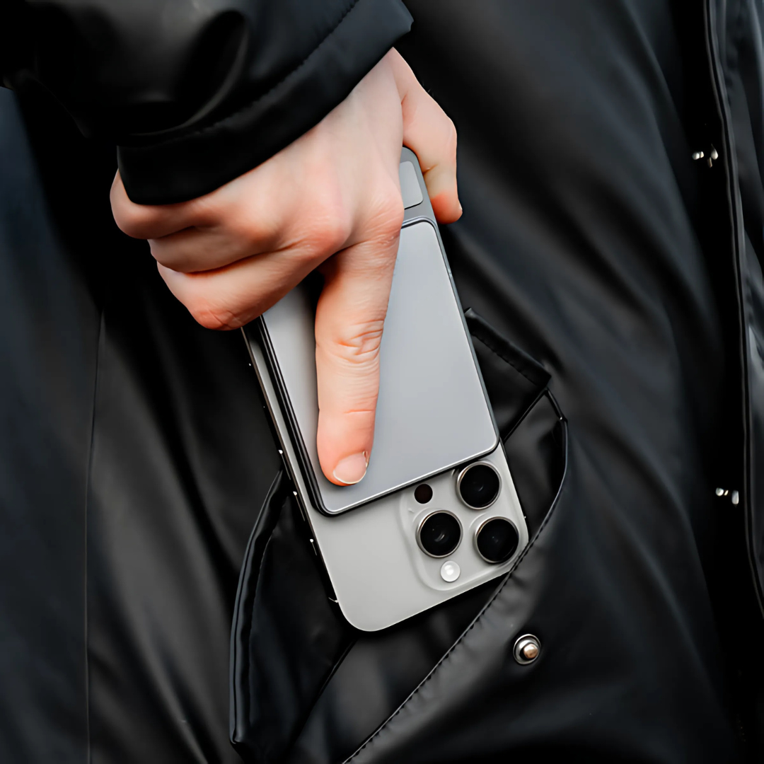 Powerbank magnético con pantalla