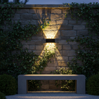 Luz de Pared Exterior Moderna en Arco | Aplique LED Impermeable para Iluminación de Jardín o Patio