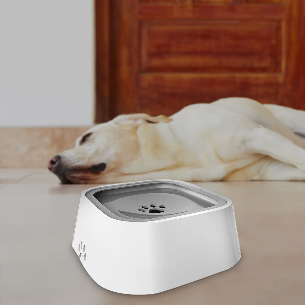 Cuenco de Agua para Perros de Gran Capacidad y Antidesbordamiento