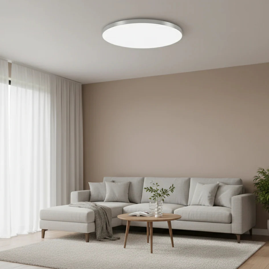Luz de Techo LED Moderna de Montaje Empotrado - Eficiente en Energía, Diseño Minimalista para Sala de Estar o Dormitorio