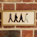 Retrato enmarcado de Abbey Road de The Beatles