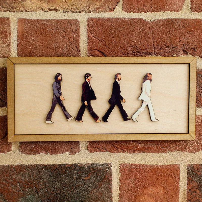 Retrato enmarcado de Abbey Road de The Beatles