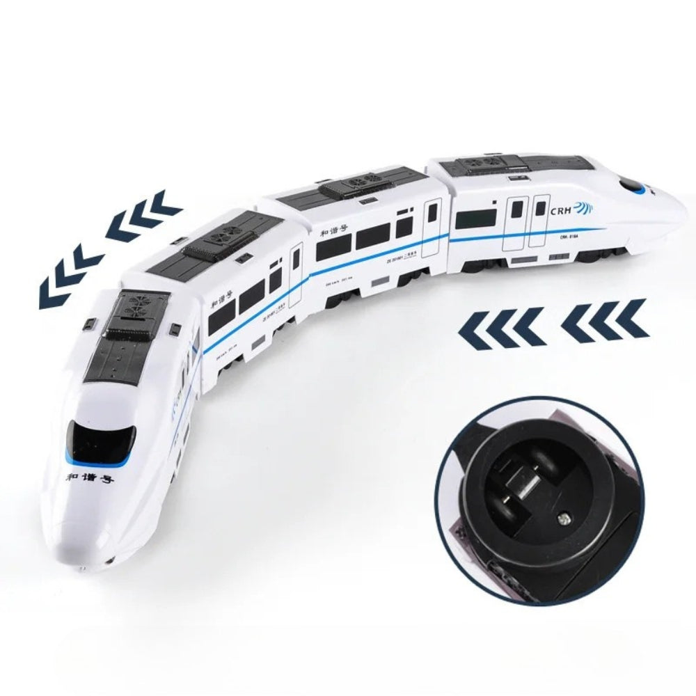 TrackMate - Juguete de tren interactivo con señales y luces para diversión interminable