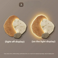 Reloj de pared moderno y minimalista con luz