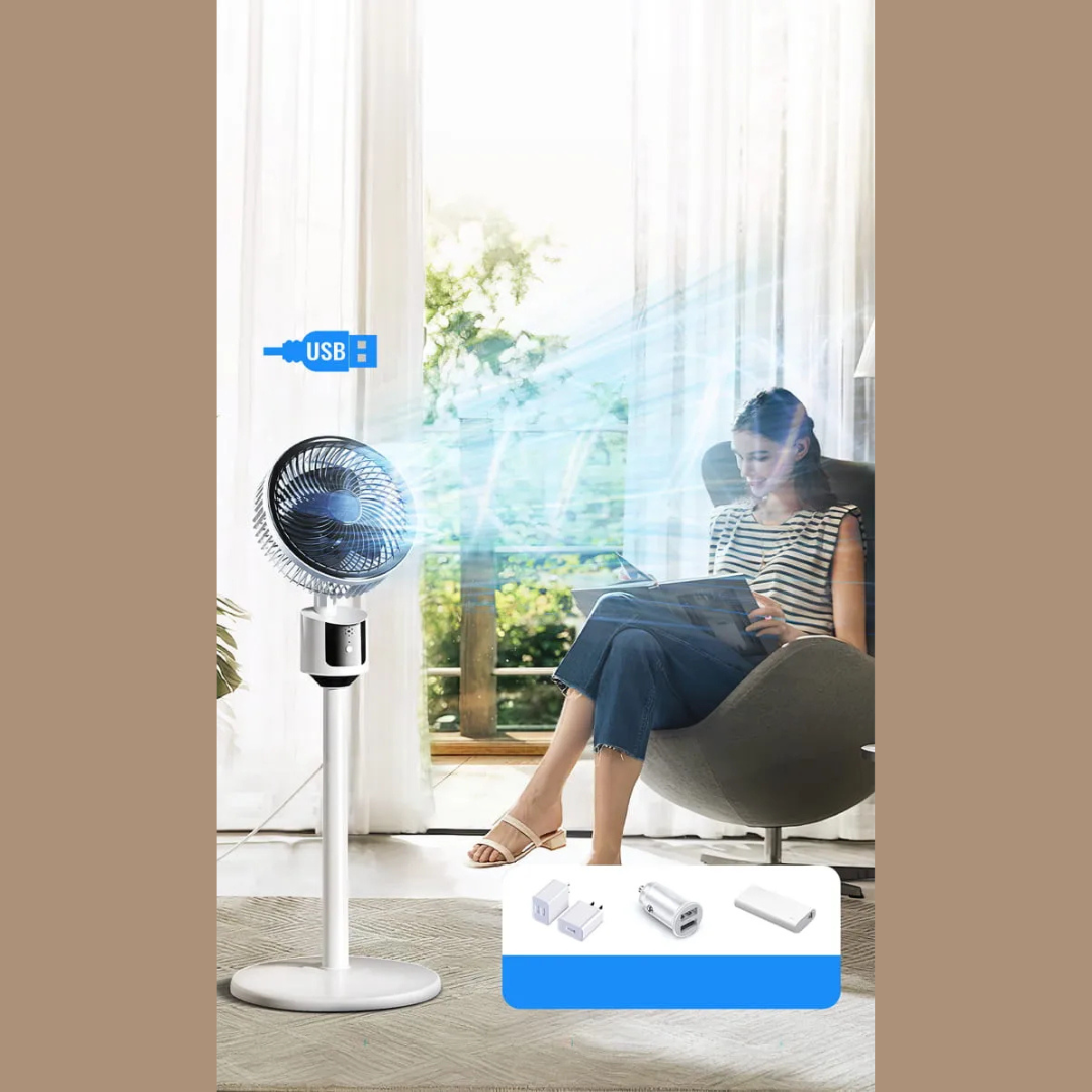 Ventilador USB silencioso y compacto