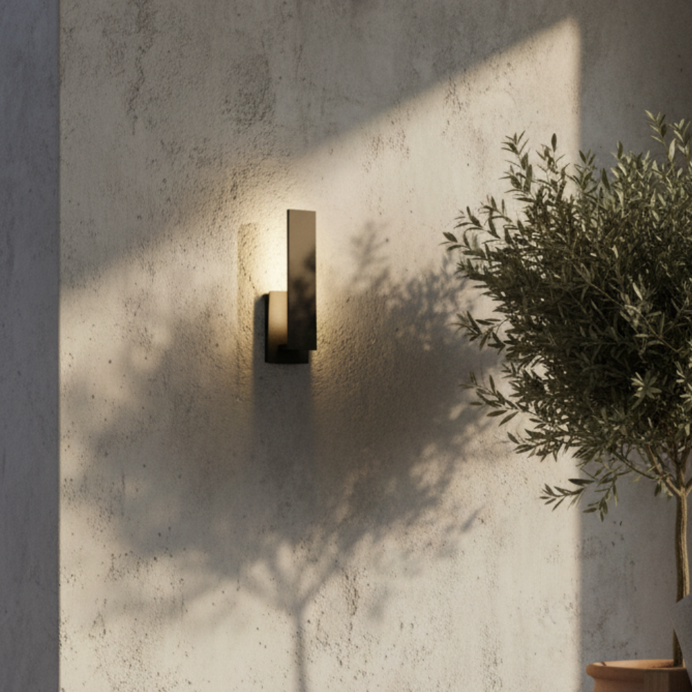Architex | Aplique de pared exterior moderno y minimalista para iluminación exterior
